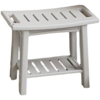 洗澡浴室凳老人防滑儿童孕妇专用淋浴坐凳收纳家用板凳换鞋凳矮凳