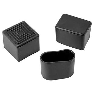 PVC软胶桌椅椭圆套 方管管套方型无边保护帽防滑椅子垫桌椅保护套