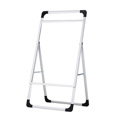 展示牌手提海报架广告牌立式落地式kt板展架铝合金架折叠宣传牌