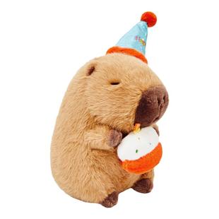伶俐正版薯条卡皮玩偶挂件水豚娃娃公仔毛绒玩具巴拉毕业礼物