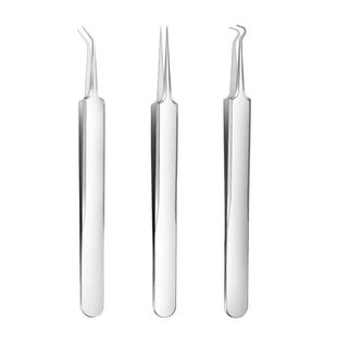 细胞夹粉刺针套装超细去黑头祛痘镊子美容院挑痘痘专用工具黑头夹