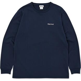 Marmot土拨鼠W's Classic Logo L/S女款经典LOGO长袖T恤