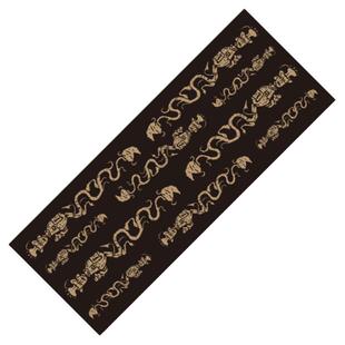 爱奇葩 原创披肩汉砖纹样设计师款羊绒质感围巾双面个性印花围巾