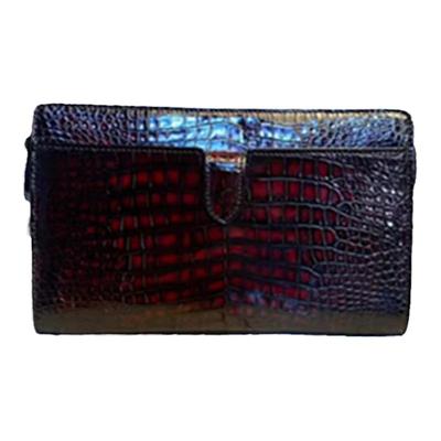 莱曼犀牛手拿包全真鳄鱼皮