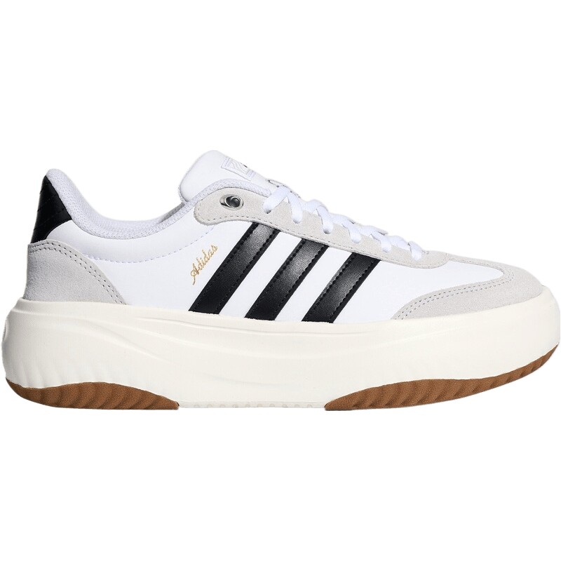 adidas阿迪达斯女子FLARE PLATFORM厚底T头鞋运动休闲鞋KH6913