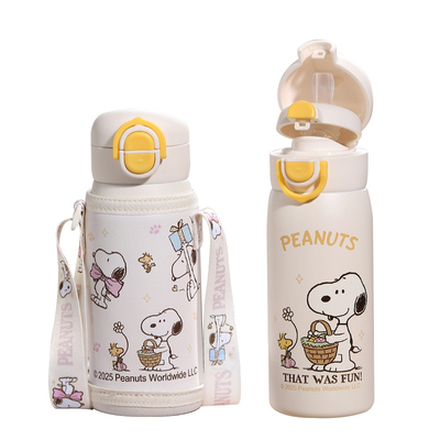 史努比儿童保温杯新款316不锈钢