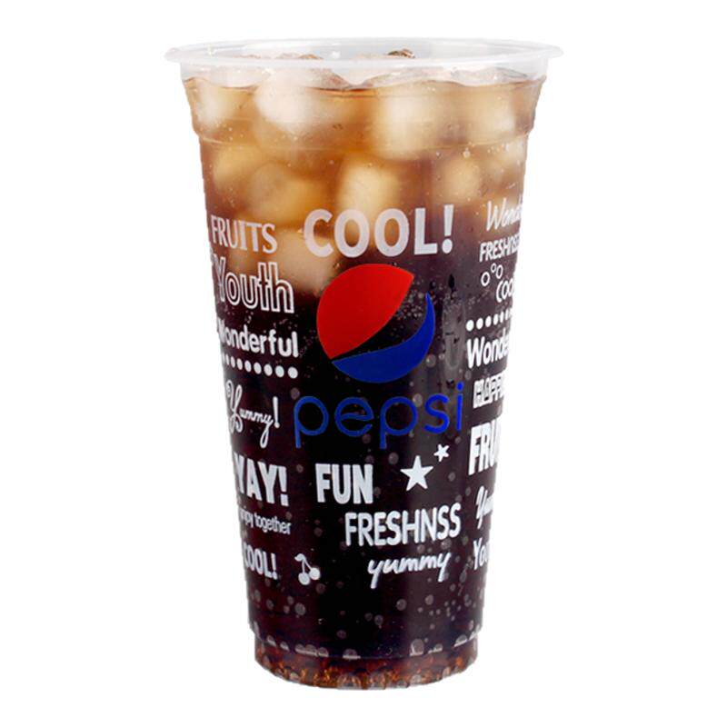 500ml可乐杯一次性商用冷饮封口