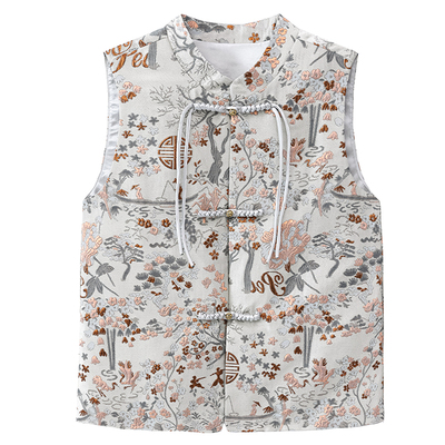 新中式春秋季新款国风马甲女外穿