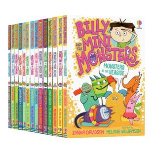 比利和迷你怪兽17册套装 Billy and the Mini Monsters 英文原版全彩儿童幽默桥梁章节书学生英语读物 比利和迷你小怪物 Usborne