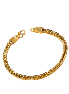 新中式沙金编织龙骨男士手链