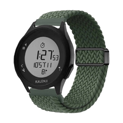 适用迪卡侬W100手表编织表带