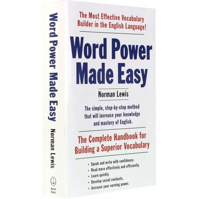 现货 单词的力量 英文原版 Word Power Made Easy 英语说文解字工具 英文词根背单词 学习书 新版