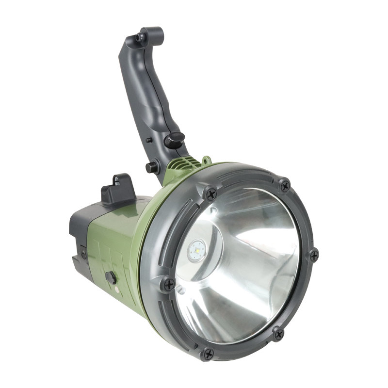 新佳CS-220CL强光远程LED可充电手电筒10W户外巡逻夜钓手提探照灯