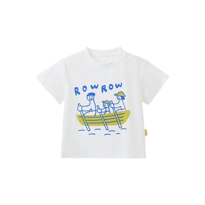 papa夏季亲子撞T恤短袖凉感速干