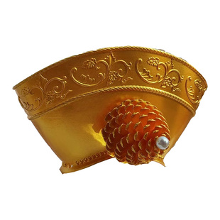 良造坊 团冠松塔簪 原创设计 汉服配饰宋风宋女冠 3D打印古风发