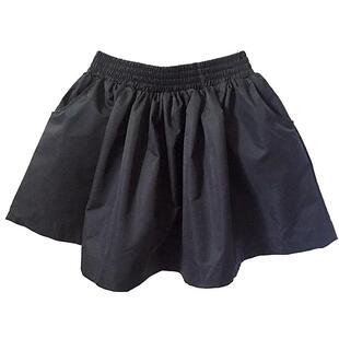 显瘦百褶冬黑色松紧高腰半裙a字半身伞裙花苞短裙女防走光蓬蓬裙