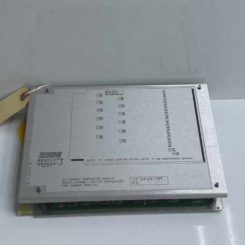 BENTLY NEVADA 79492-01 SIX CHANNEL TEMPERTURE MONITOR