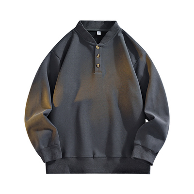 班尼路SK亨利领长袖卫衣男士冬季