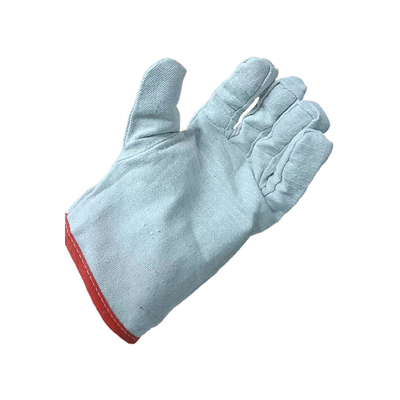 双层加厚全衬24道线帆布劳保手套