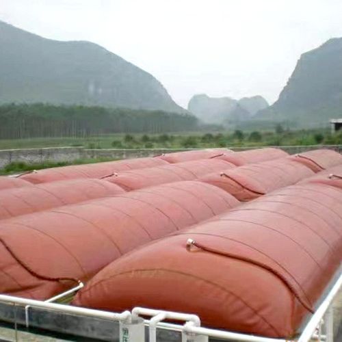红泥软体沼气池 养殖家用浮罩式软体沼气袋 pvc沼气池 可大量批发