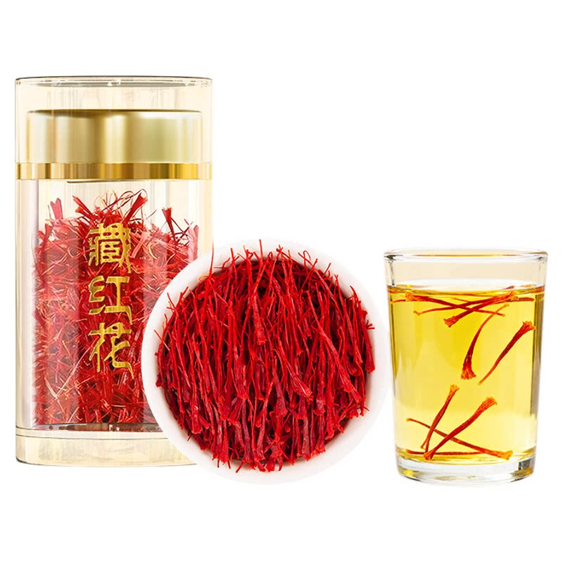青海直发藏红花3g装正品西藏红花女性泡茶泡水喝臧红花官方旗舰店