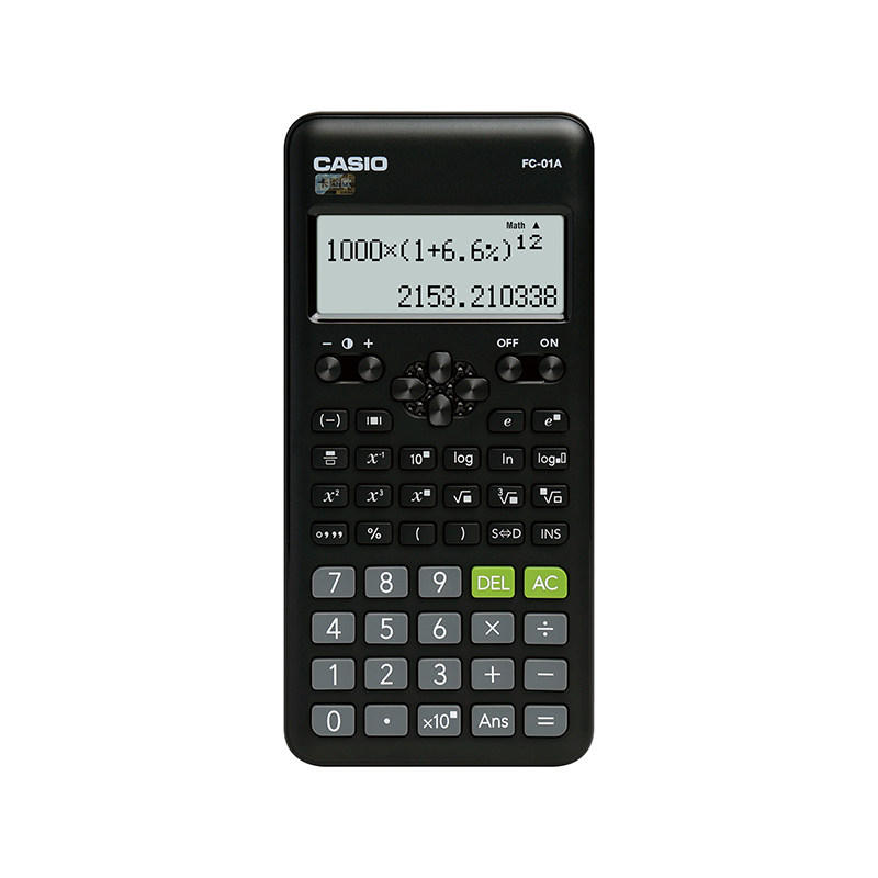 【CPA考试专用】卡西欧计算器2026年CPA考试专用FC-01A注会财税适用大学生函数机多功能考研考试 器机实拍商品图
