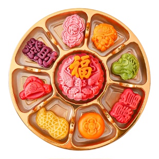 春节拜神食物贡品糕点纯素敬神莲花糕招财普陀山福饼素食佛家供品