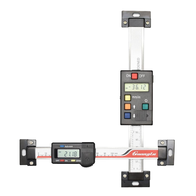 桂林广陆广陆光栅数显标尺横式竖式两用外接式机床设备位移传感器