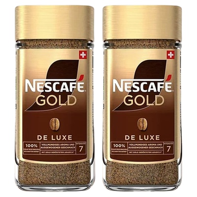 雀巢咖啡Gold金牌咖啡200g冻干速溶黑咖啡粉进口美式nescafe咖啡