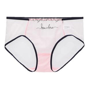 【缪斯心迹】芬狄诗内裤女刺绣蕾丝轻盈透气低腰三角裤FPW0401