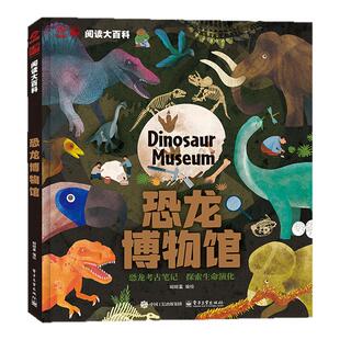 呦呦童 阅读大百科恐龙博物馆 儿童科普百科全书 开启史前视觉盛宴 探秘恐龙王国 中生代大型恐龙模型书 幼儿探索发现早教启蒙绘本
