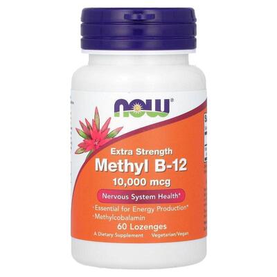NowFoods诺奥甲基B-12维生素含片神经系统健康机体抵御力高含量