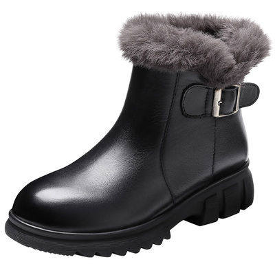 足力健老人鞋加厚保暖鞋