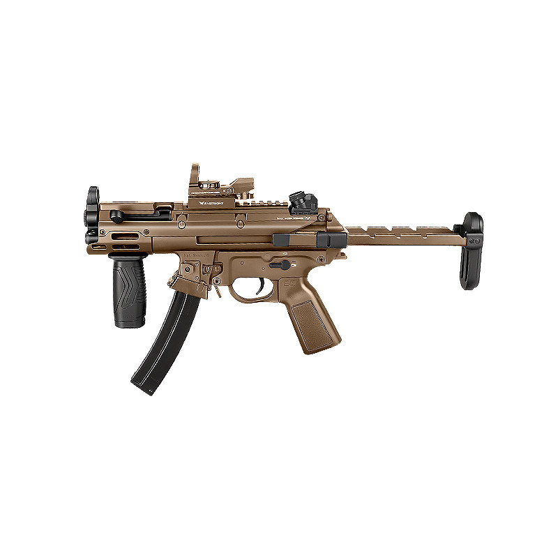 WK顽客MP5K金波金齿玩具枪