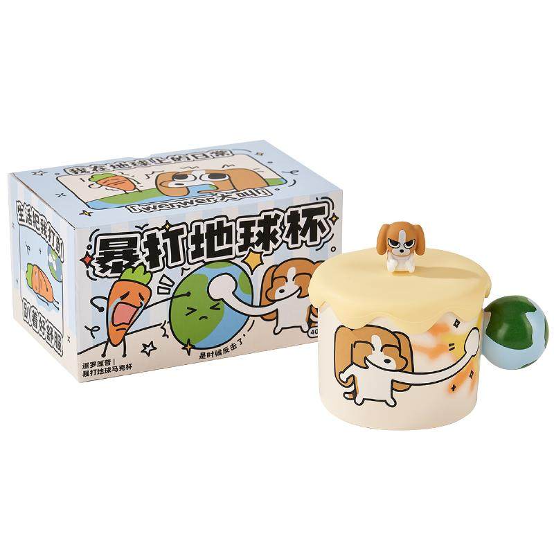 言仓暹罗厘普联名暴打地球马克杯
