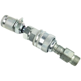 挖掘机测压三通液压检测H型24度锥型旋挖压力测试先导三通转接头