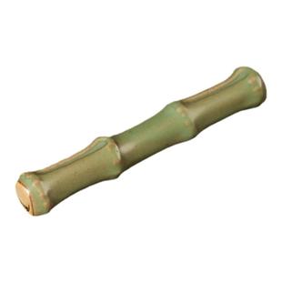 青瓷竹节毛笔笔搁 可爱日式 成人书法文镇纸镇尺文房四宝笔架笔搁