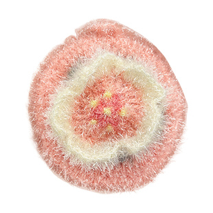 洗碗巾手工亚克力小花不沾油洗碗布清洁抹布菜瓜布刷碗神器4个装