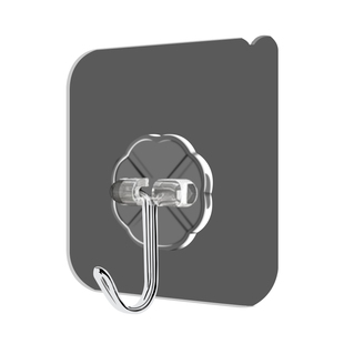 超强力粘贴挂钩挂重物粘胶免打孔门后粘钩厨房墙上多功能透明贴勾