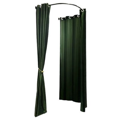 定制女装服装店纯色免打孔窗帘