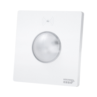 86型暗装微波雷达感应开关220V家用LED灯车库楼道光控延时传感器