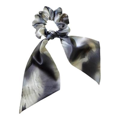 【3件8折】真丝飘带发圈气质高级