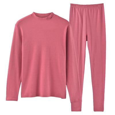 贴心半高领中老年精梳棉保暖内衣