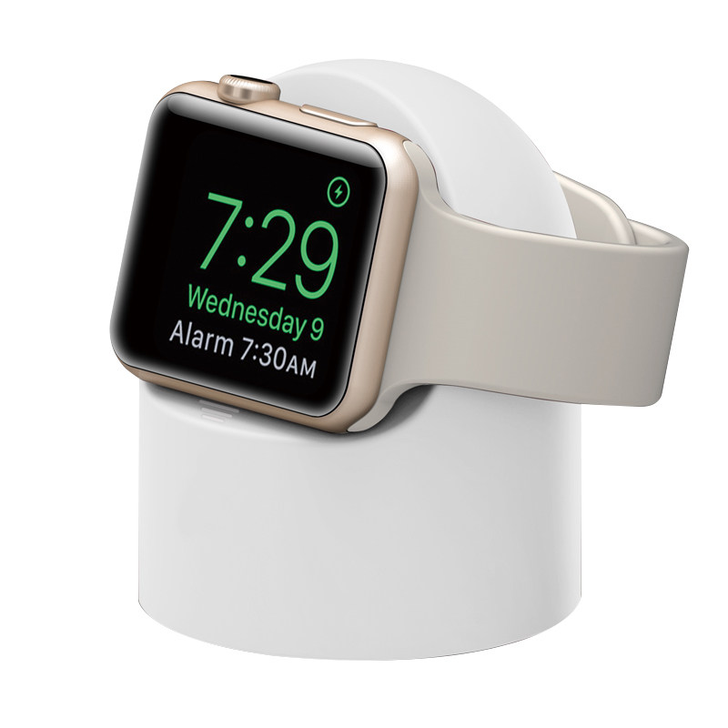 适用苹果手表表带iwatch9/8充电器底座se线架apple watch3/4/5/6/8代充电支架收纳架s7配件s6