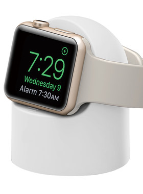 适用手表iwatch8硅胶收纳充电器