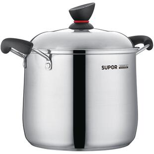 苏泊尔汤锅304不锈钢加厚炖锅不粘汤桶燃气电磁炉家用煮粥锅具