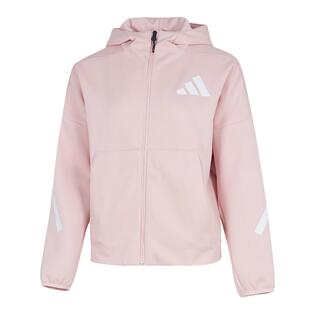 阿迪达斯外套女装2026春季新款Z.N.E.运动服针织连帽夹克KC7905