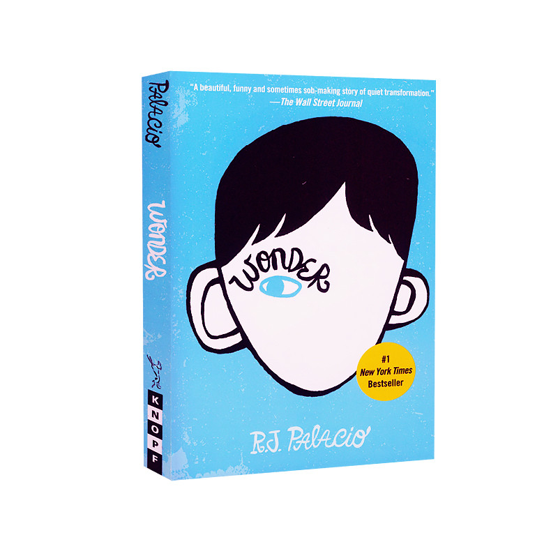 wonder奇迹男孩英文原版奇迹男生英文版原版小说 R.J. Palacio青春励志书籍纽约时报畅销书国外进口书畅销小说正版