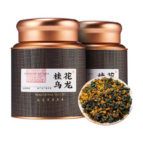 七春茶叶桂花乌龙茶浓香桂花乌龙茶花茶冷泡茶高山乌龙茶