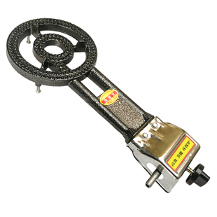 商用熄火保护灶头铁板烧摆摊铁板鱿鱼专用炉盘煤气电子打火液化气